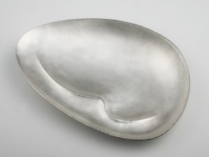 Moderne Schale Silber Silberwaren modernes Tafelsilber Sterling Silber Design