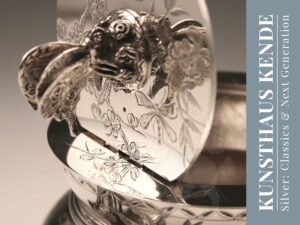 aesthetic movement sterling silver teapot Aldwinckle Slater classics