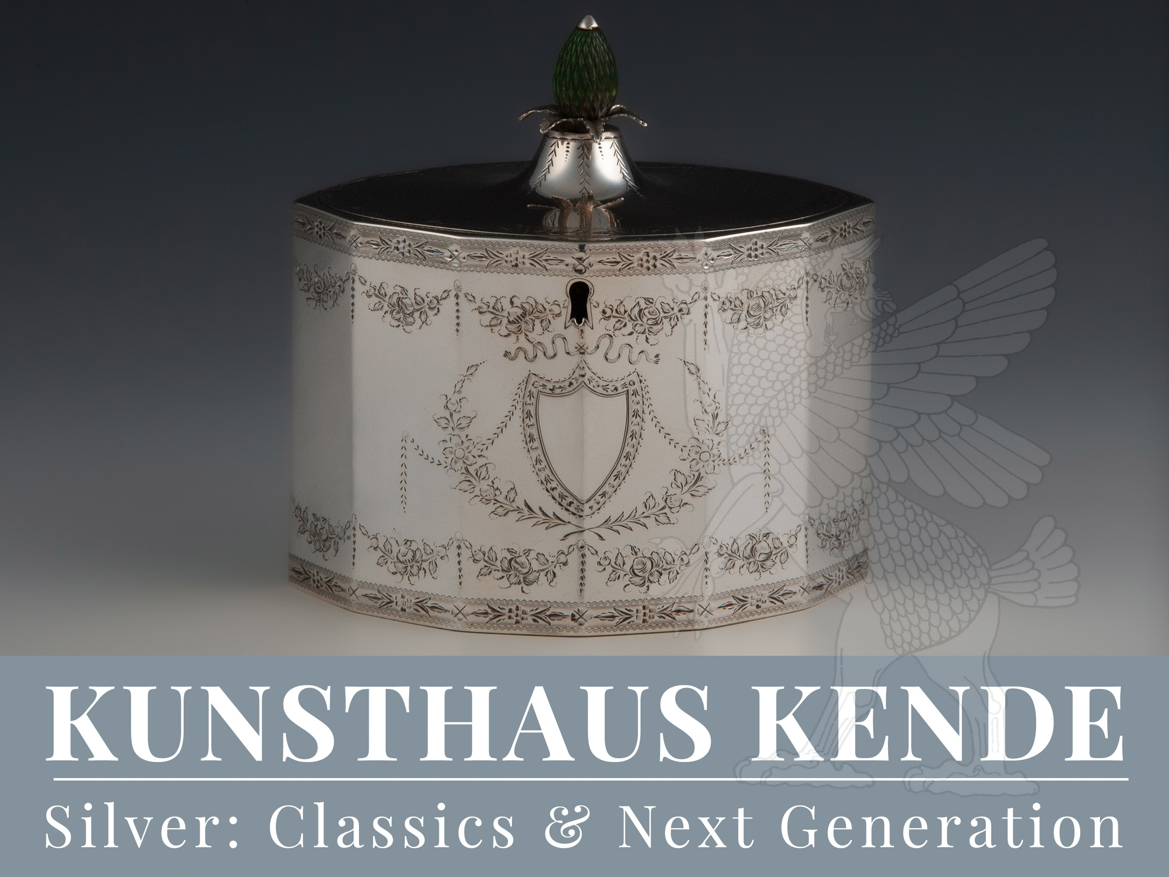 ancienne boîte à thé argent Londres 1787 Henry Chawner