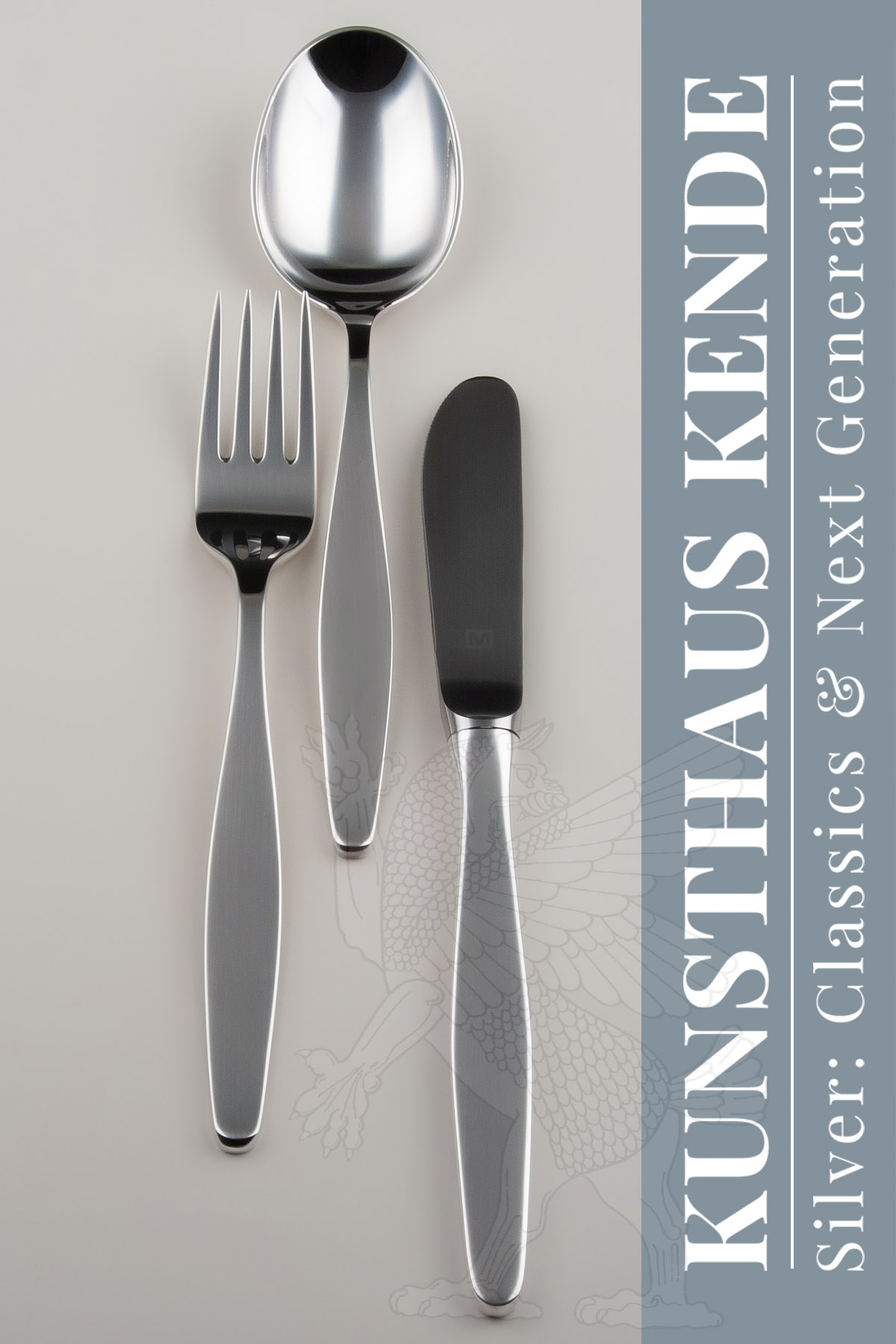 Andreas Moritz Kunsthaus Kende Silber 925 Besteck