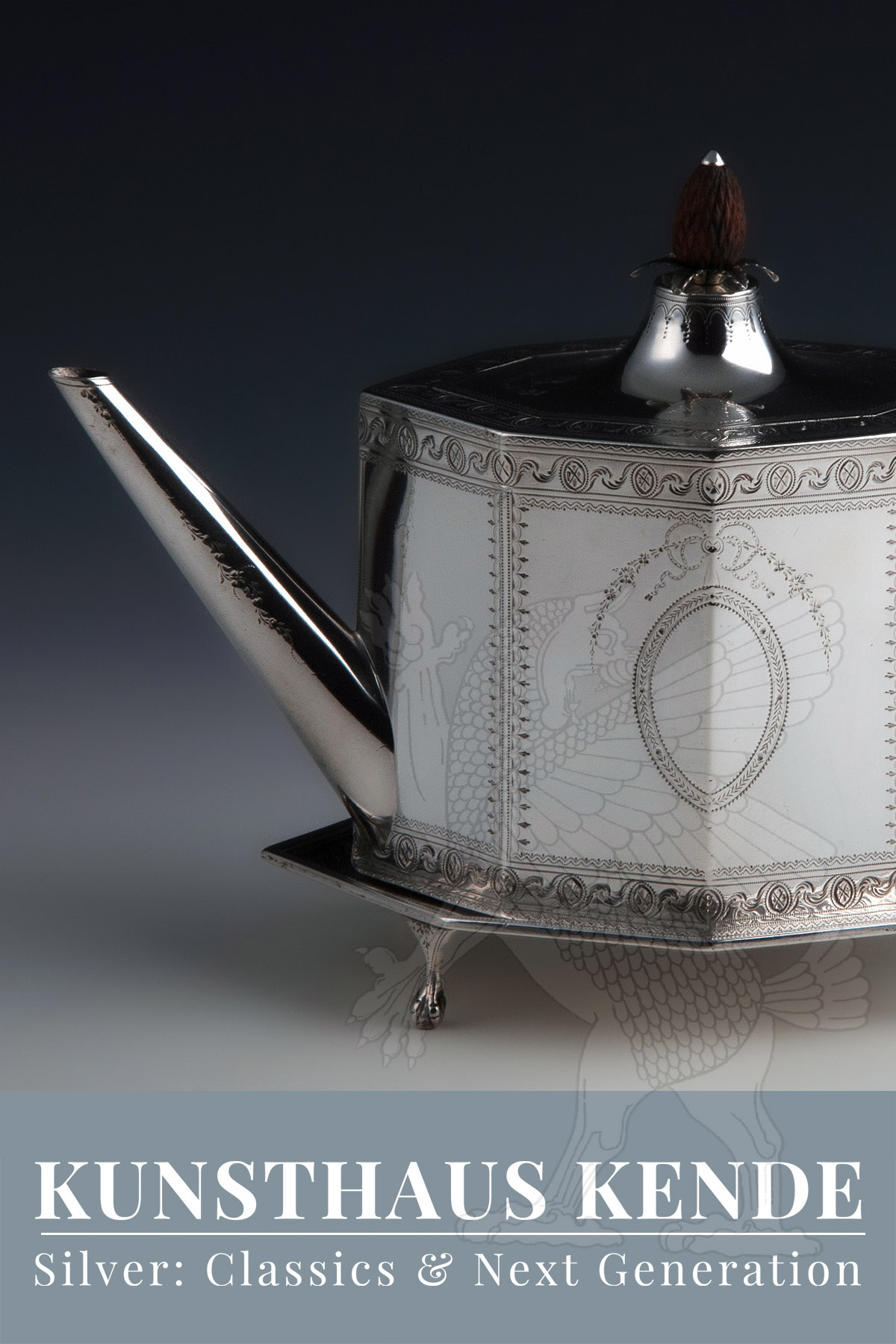 Teekanne Silber antik Silberkanne 925