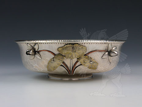 ANTIQUE GORHAM JAPANESE AESTHETIC MOVEMENT STERLING SILVER BOWL