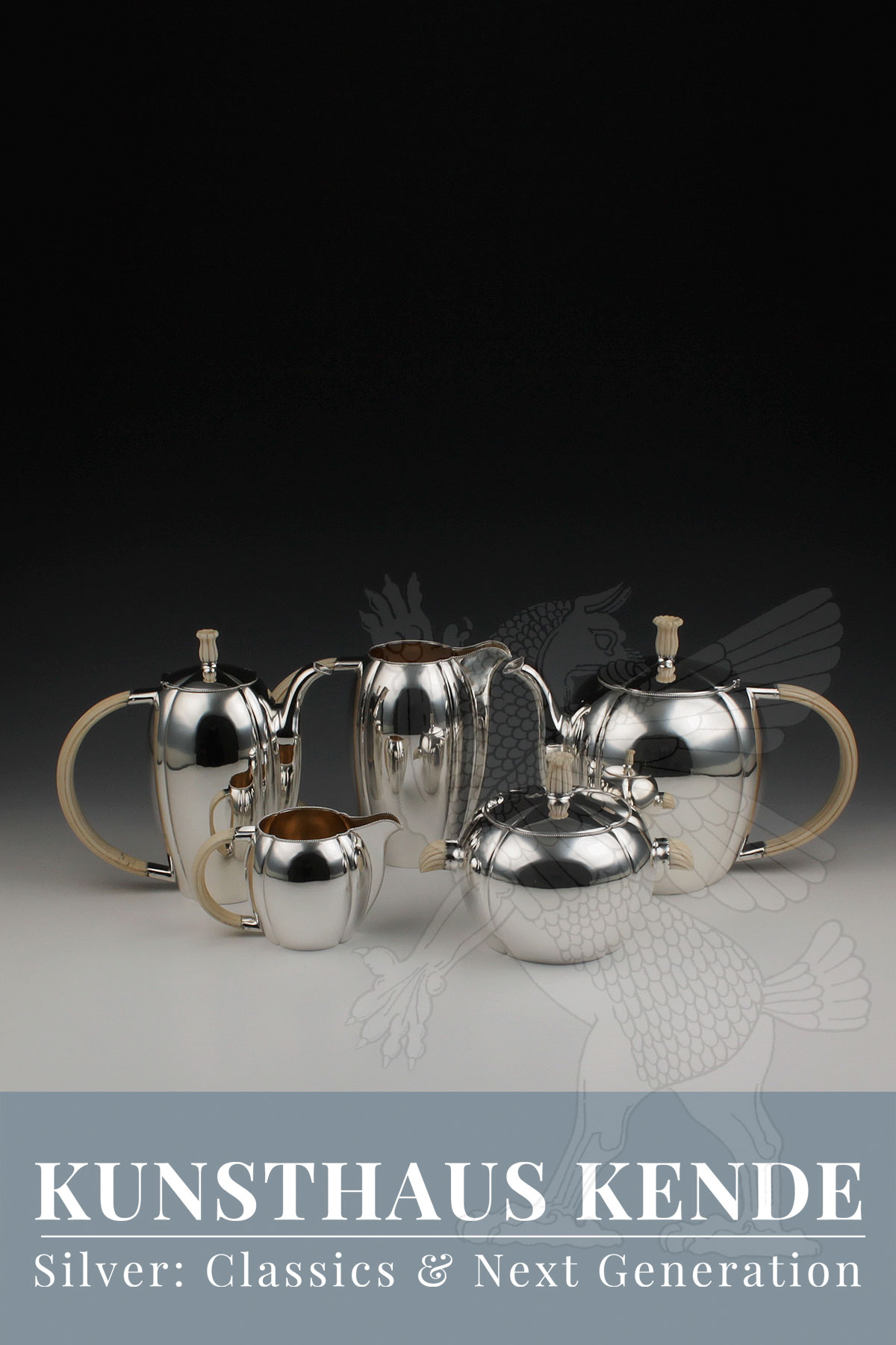 Art Nouveau silver tea service Vienna Hans Bolek wiener werkstatte Classics