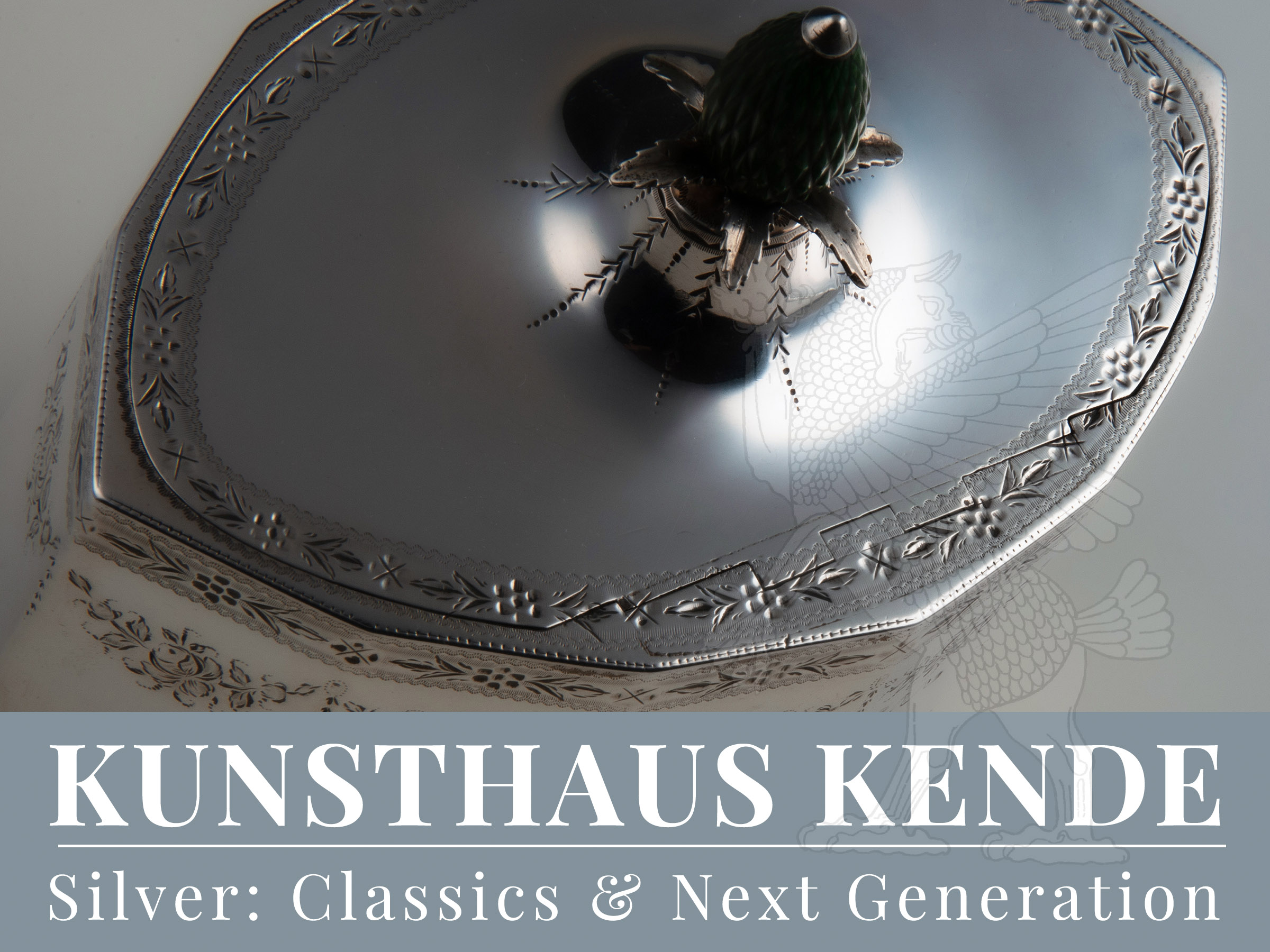 boîte à thé argent massif argenterie antique