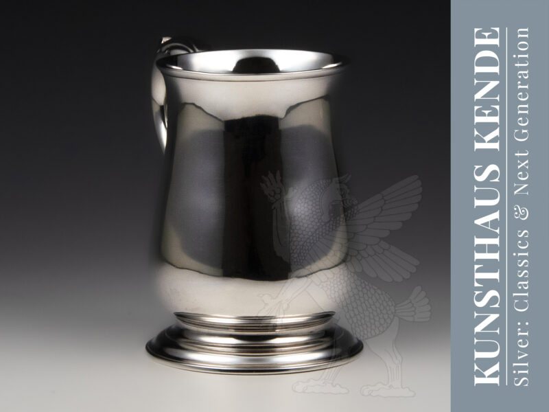 chope argent sterling Londres 1758 maître orfèvre poinçon