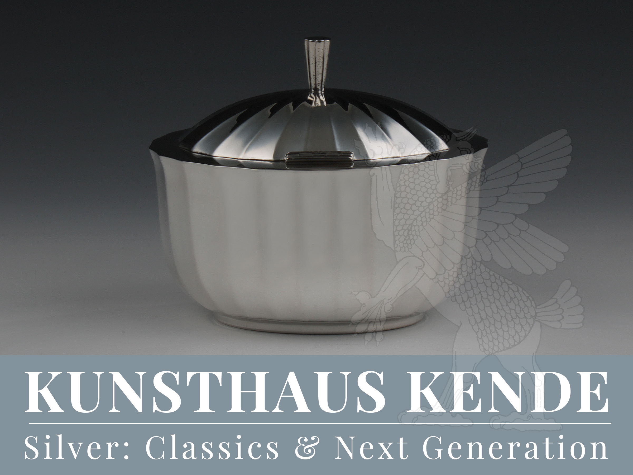 Deckeldose 800 Silber Otto Prutscher Wien 1925 Josef Hoffmann Classics Kunst