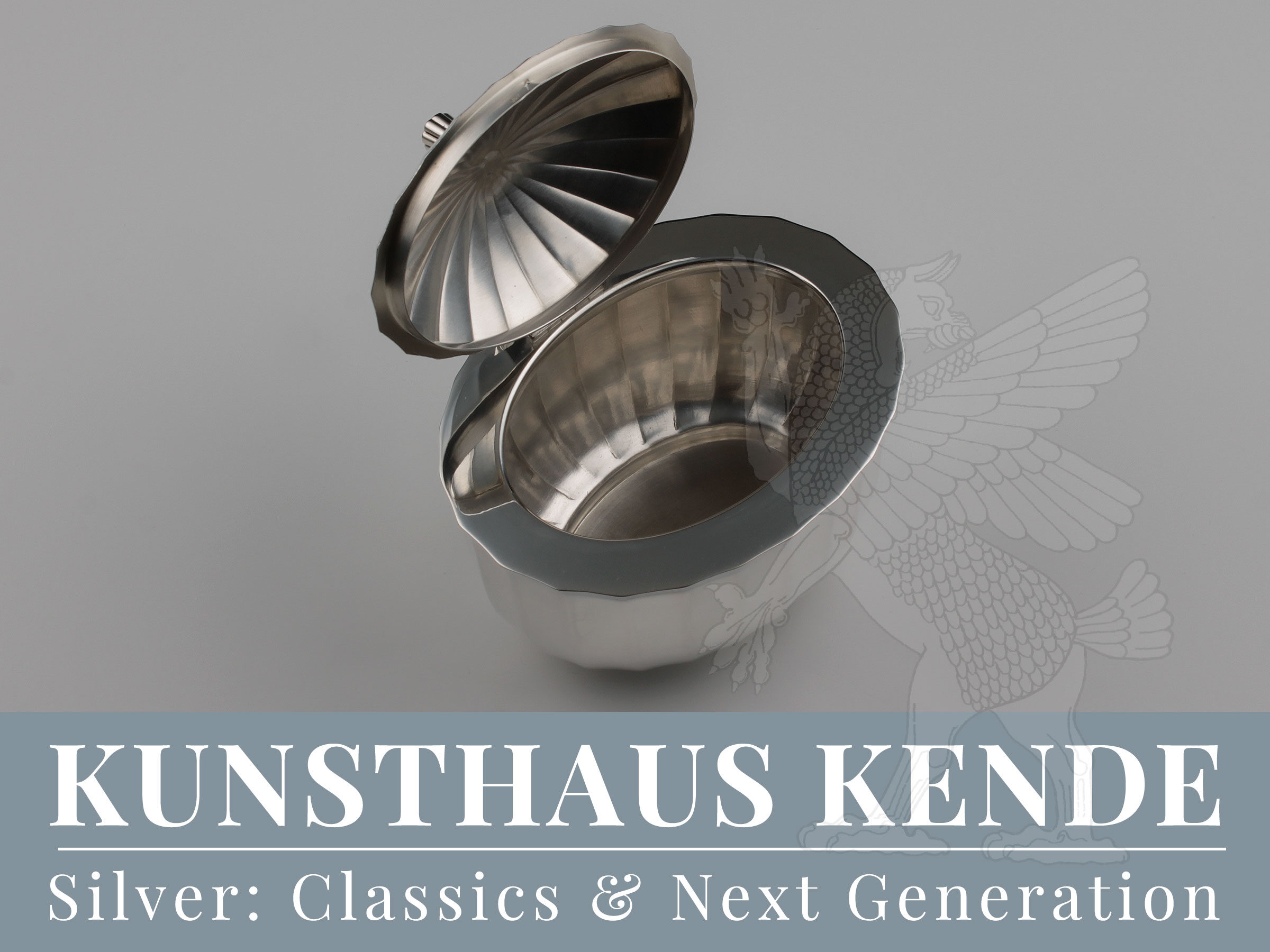 Deckeldose Silber 800 Otto Prutscher Wien Alexander Sturm Art Deco Classics Kunst