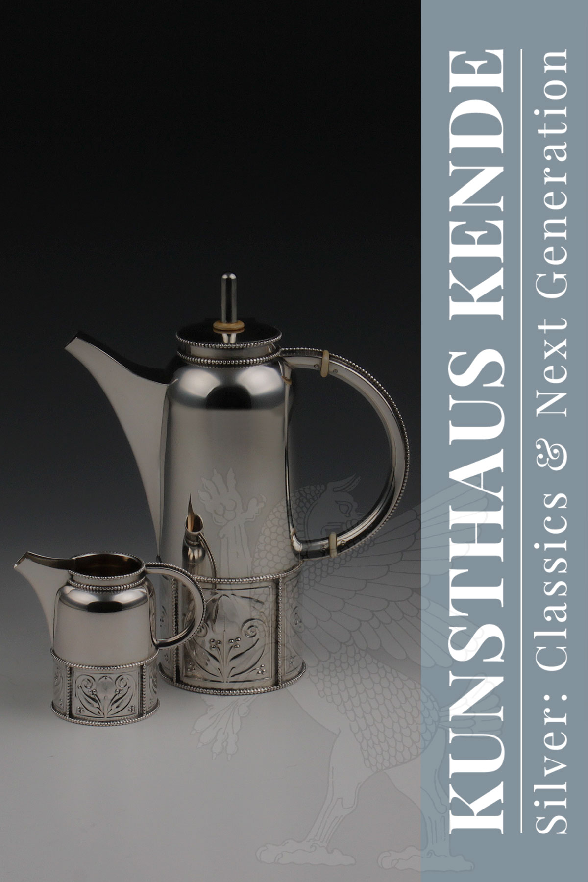 Eduard Friedmann silver coffee pot Hans Bolek Vienna Classics