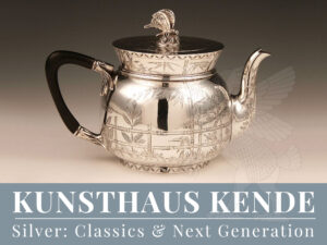 englische Silber Teekanne jugendstil antik Classics