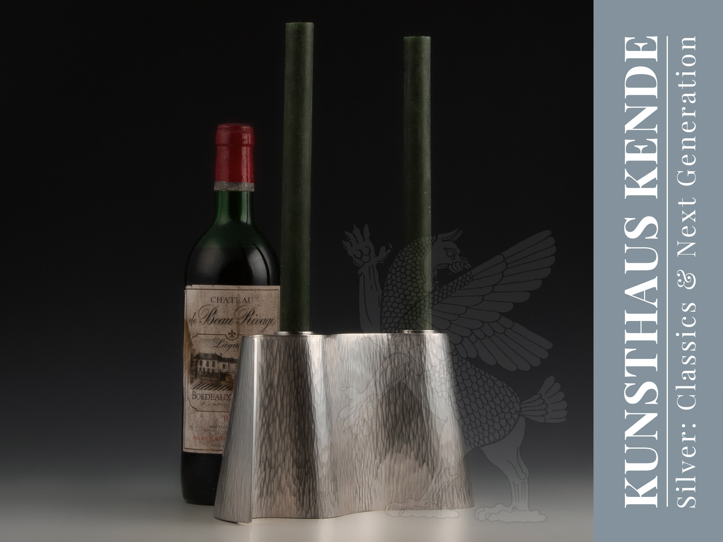 Georges Cuyvers candélabre maître orfèvre art