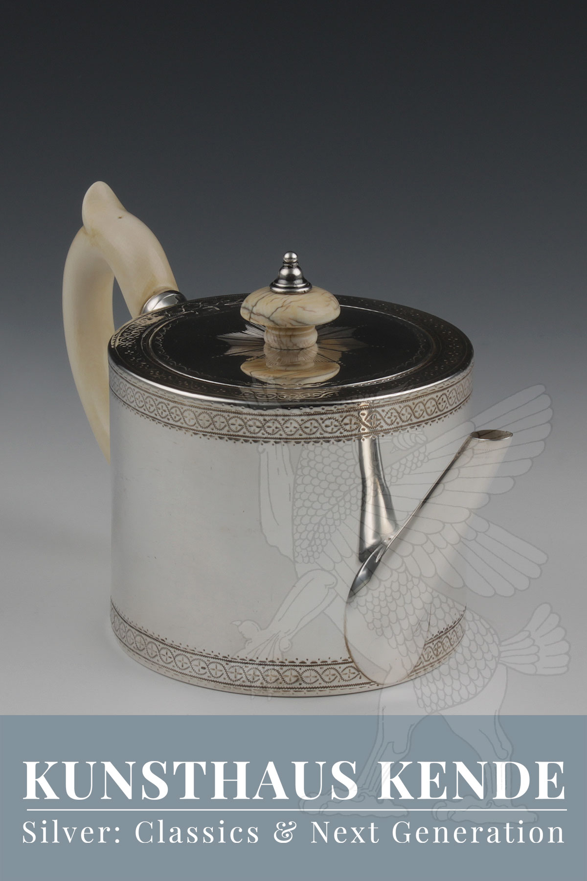 Georgian sterling silver teapot London 1777 Classics