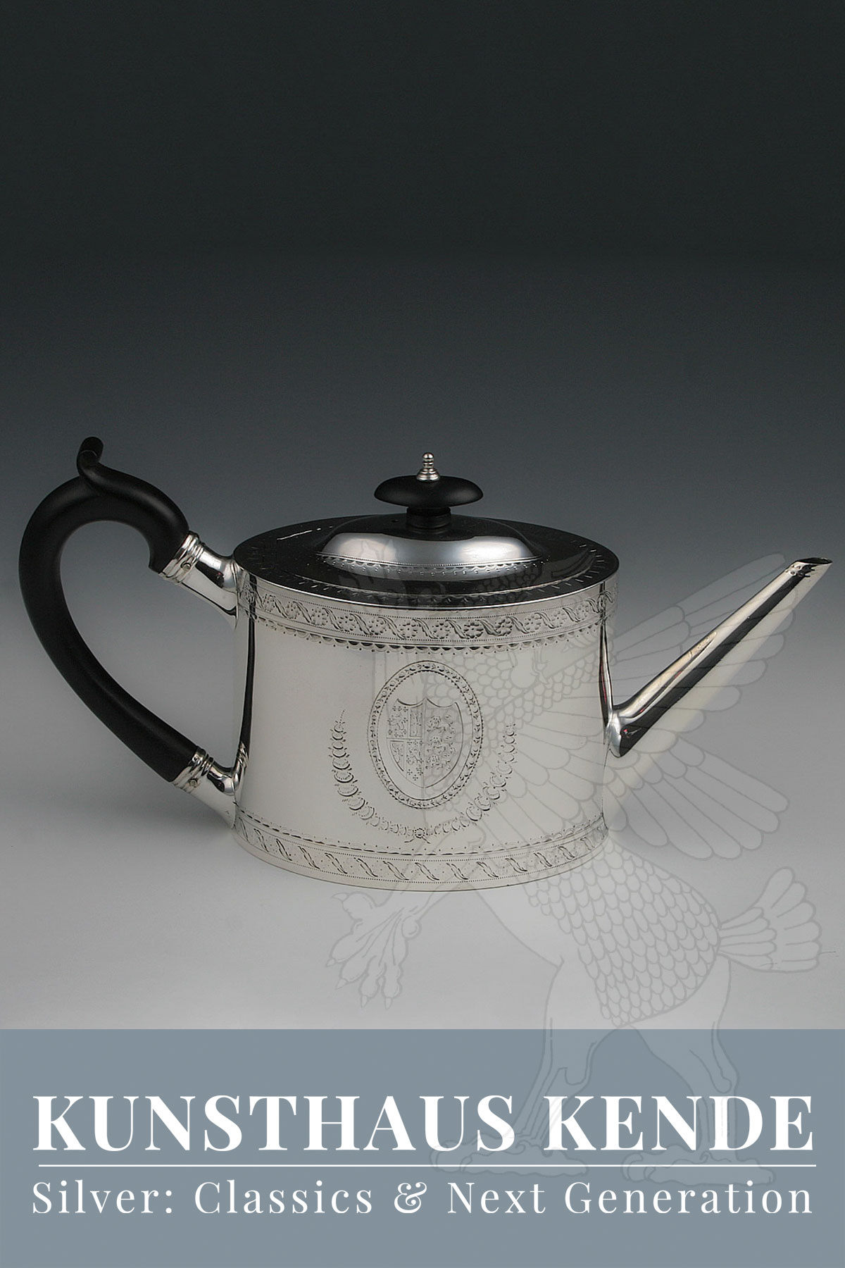 georgian sterling silver teapot pure silver classics antique silverware