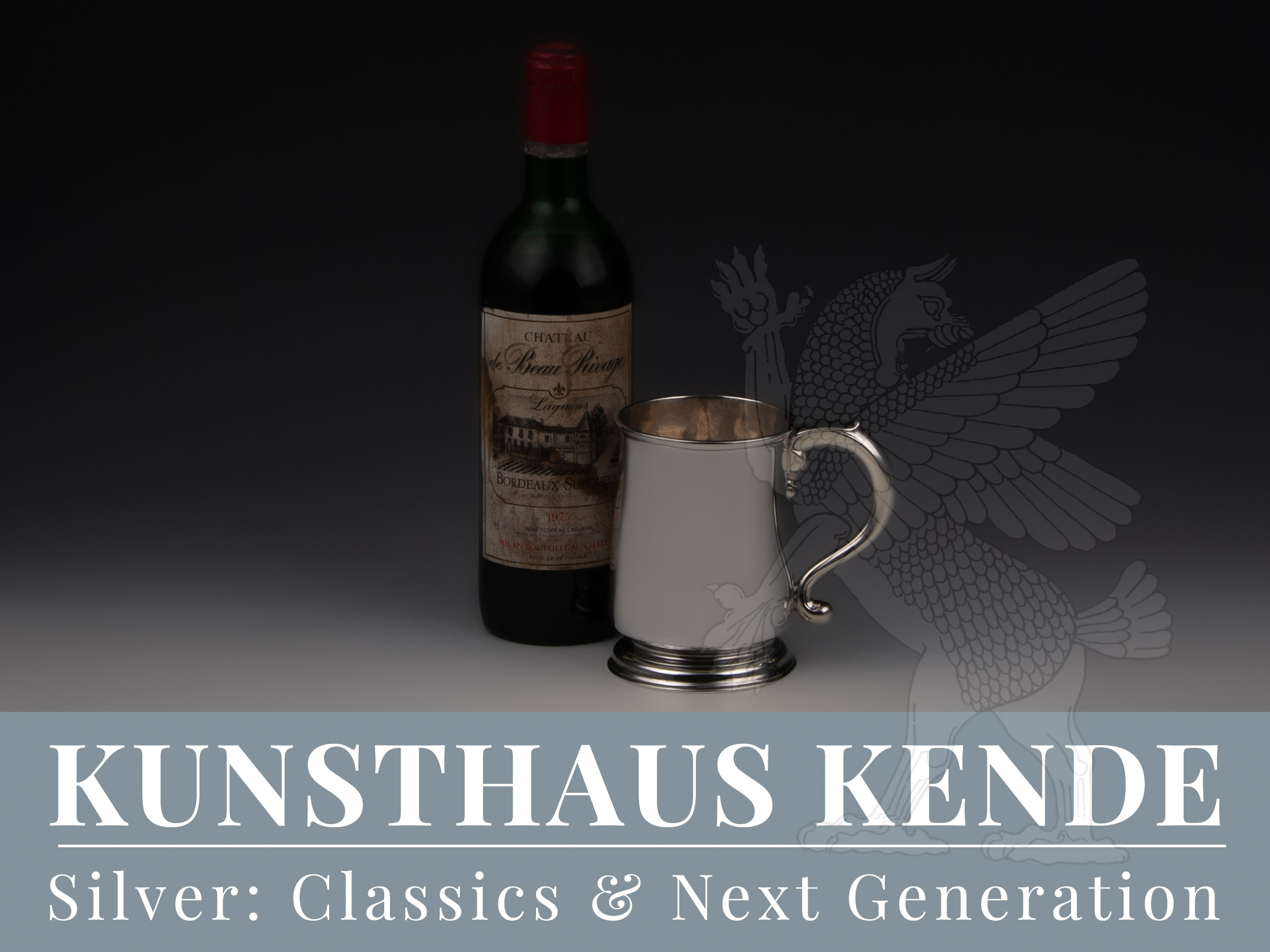 Henkelbecher antikes Silber Antiquitäten