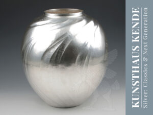 Moderne Vase 958er Silber Bodenvase next generation Wayne Meeten