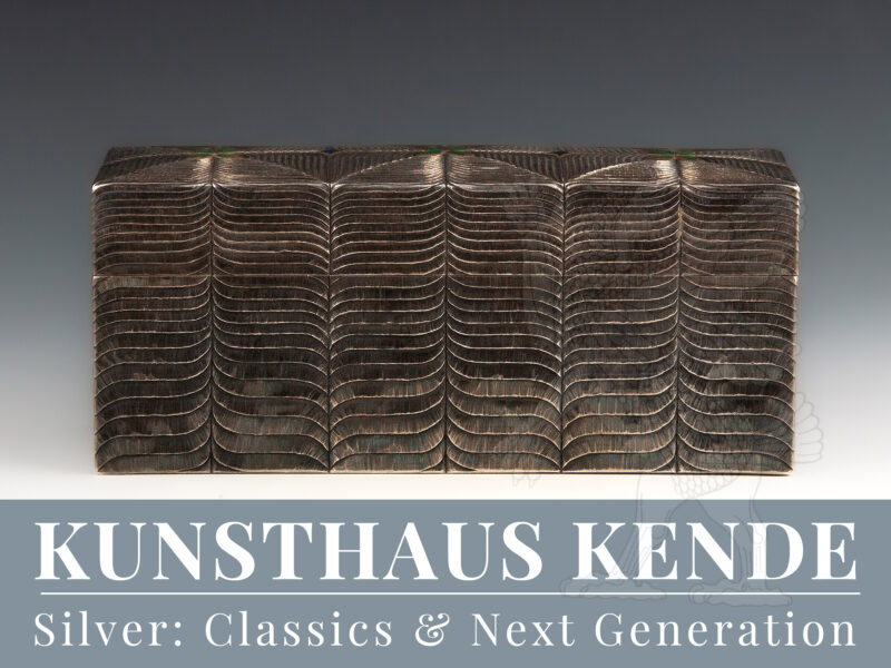 Otsuki Masako contemporary japanese silver box