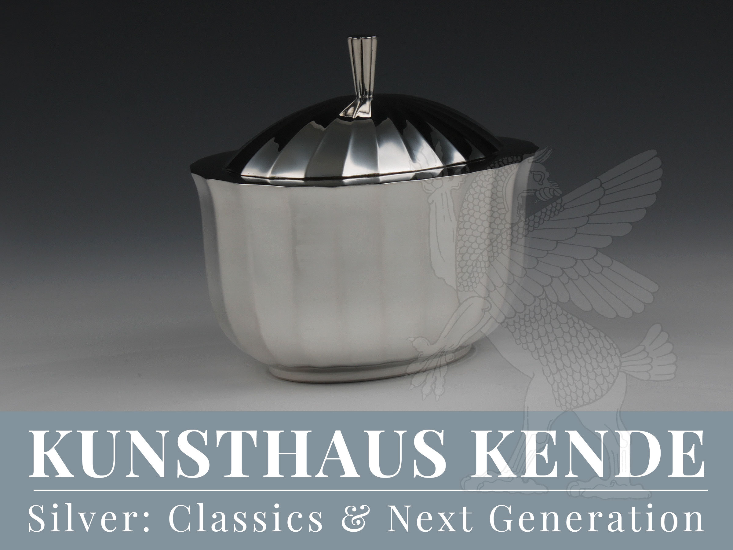 Otto Prutscher Deckeldose Silber Wien 1925 Alexander Sturm Jugendstil Classics