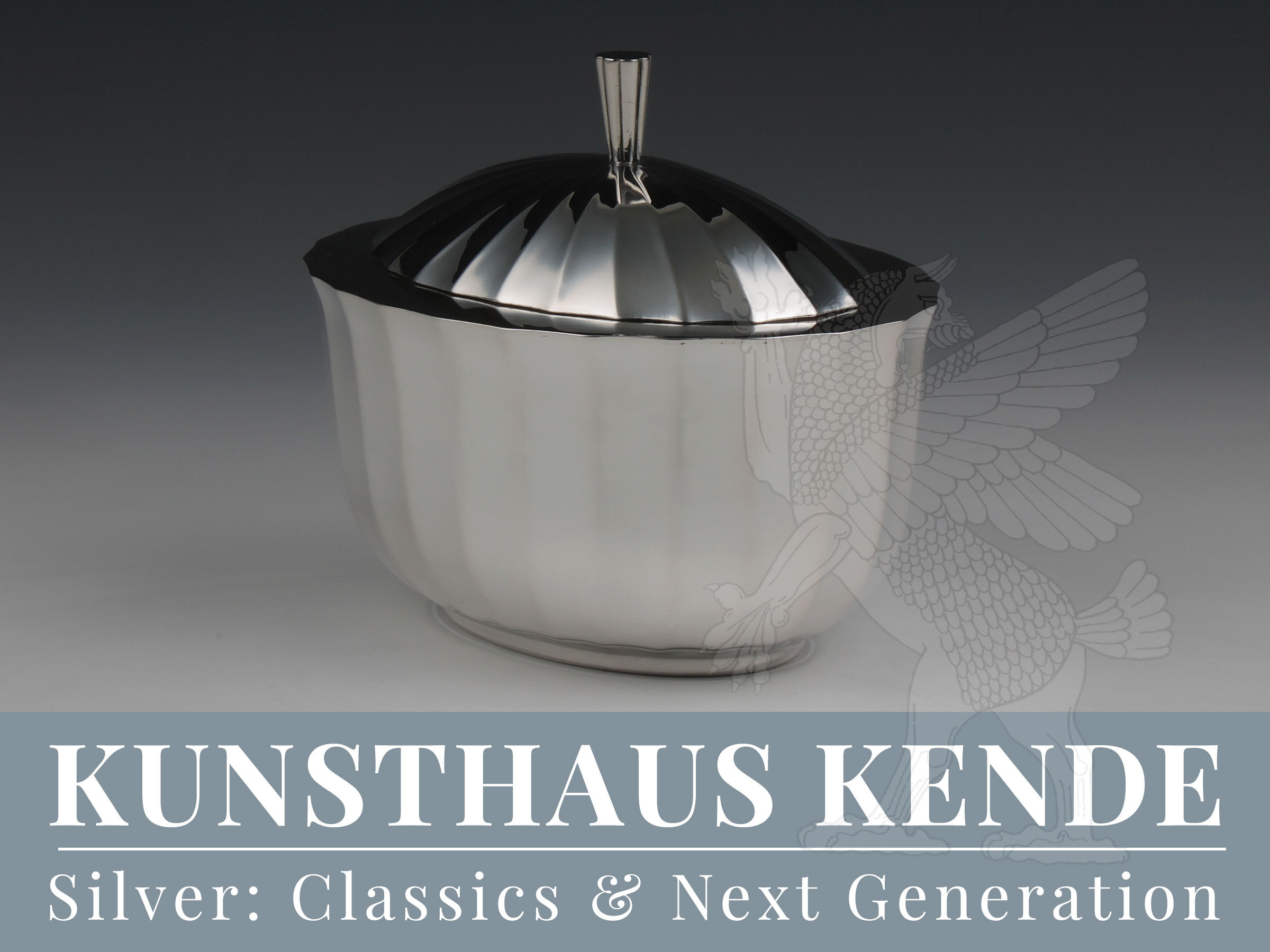 Silber Deckeldose Otto Prutscher Wien 1925 Koloman Moser Classics Jugendstil