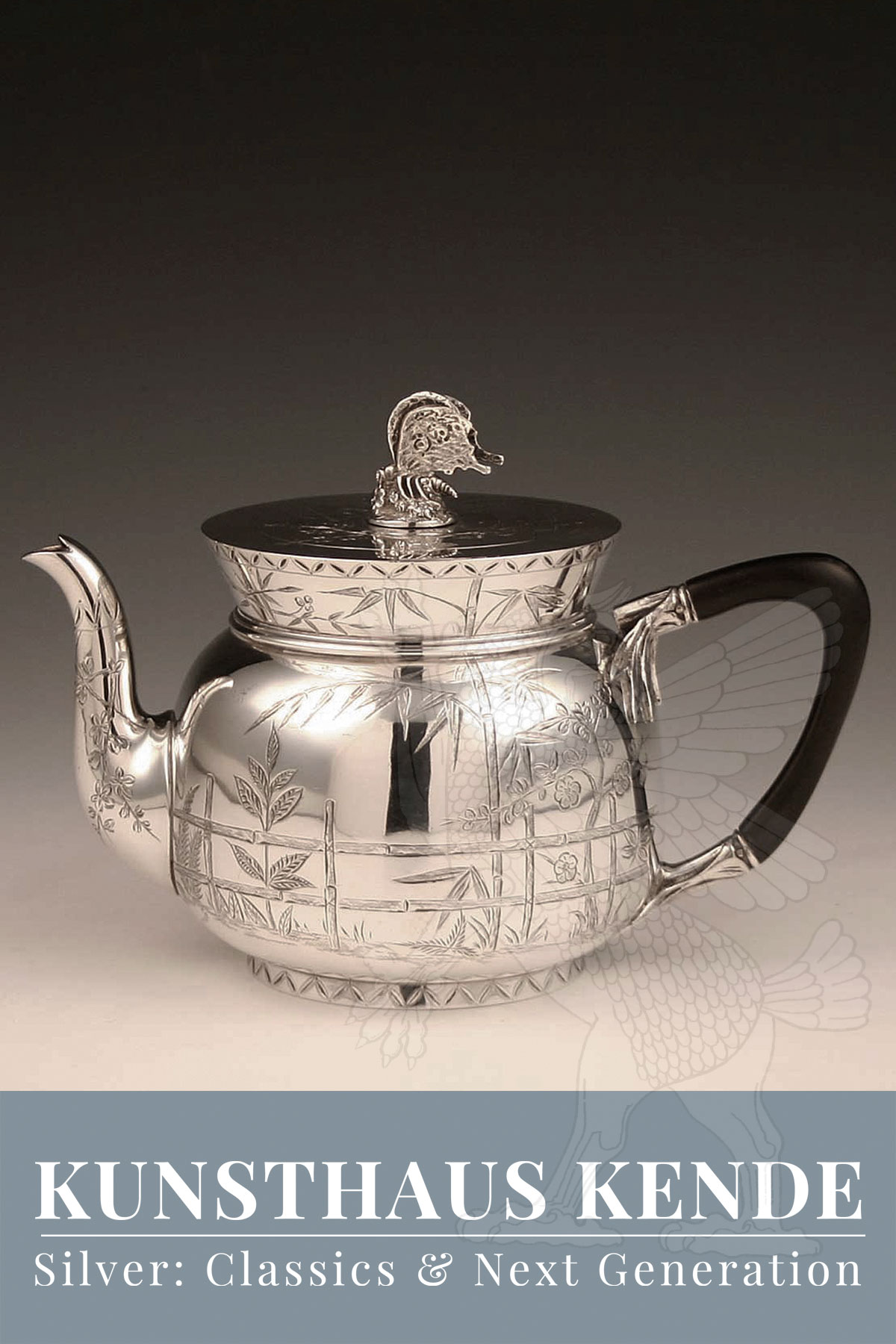 Sterling Silber englische Teekanne silberkanne Tee Art Déco Classics