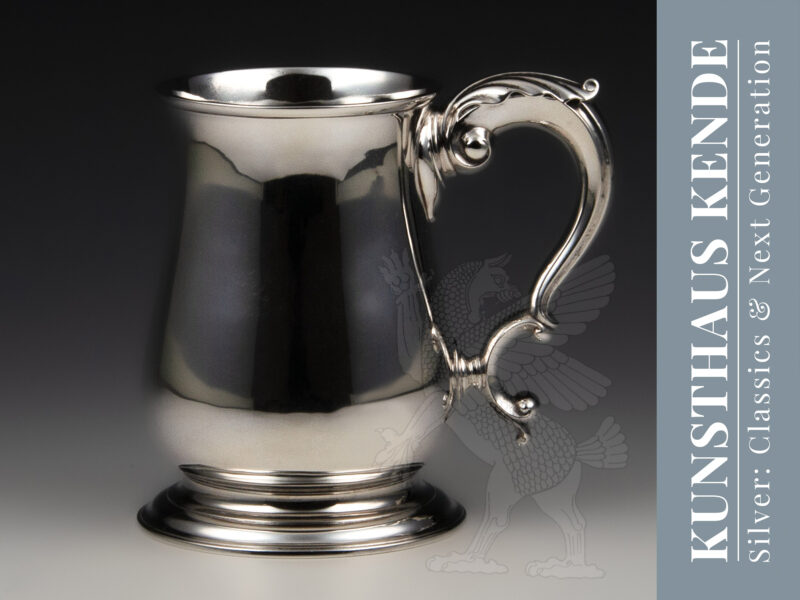 timbale argent 925 George II maître orfèvre poinçon