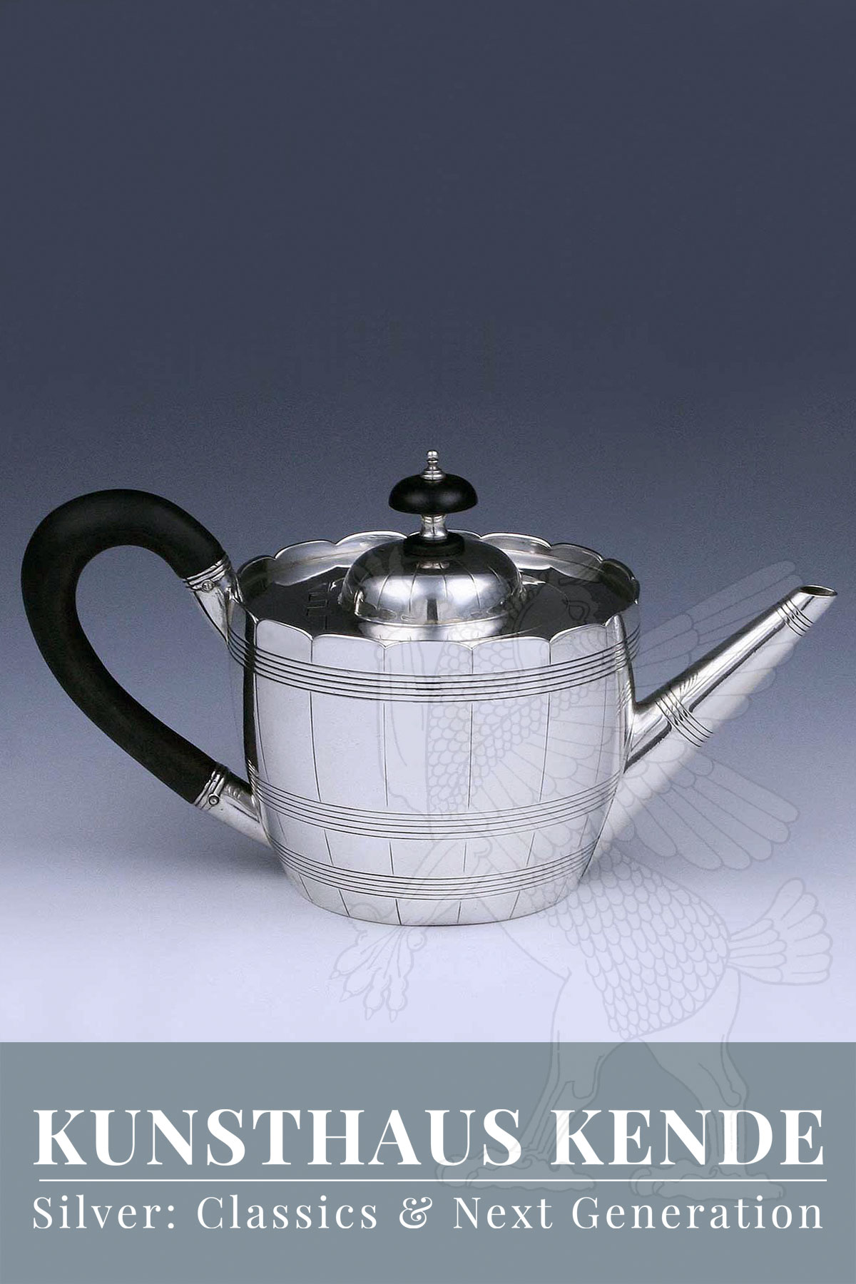 Victorian teapot sterling silver London 1852 George III Classics