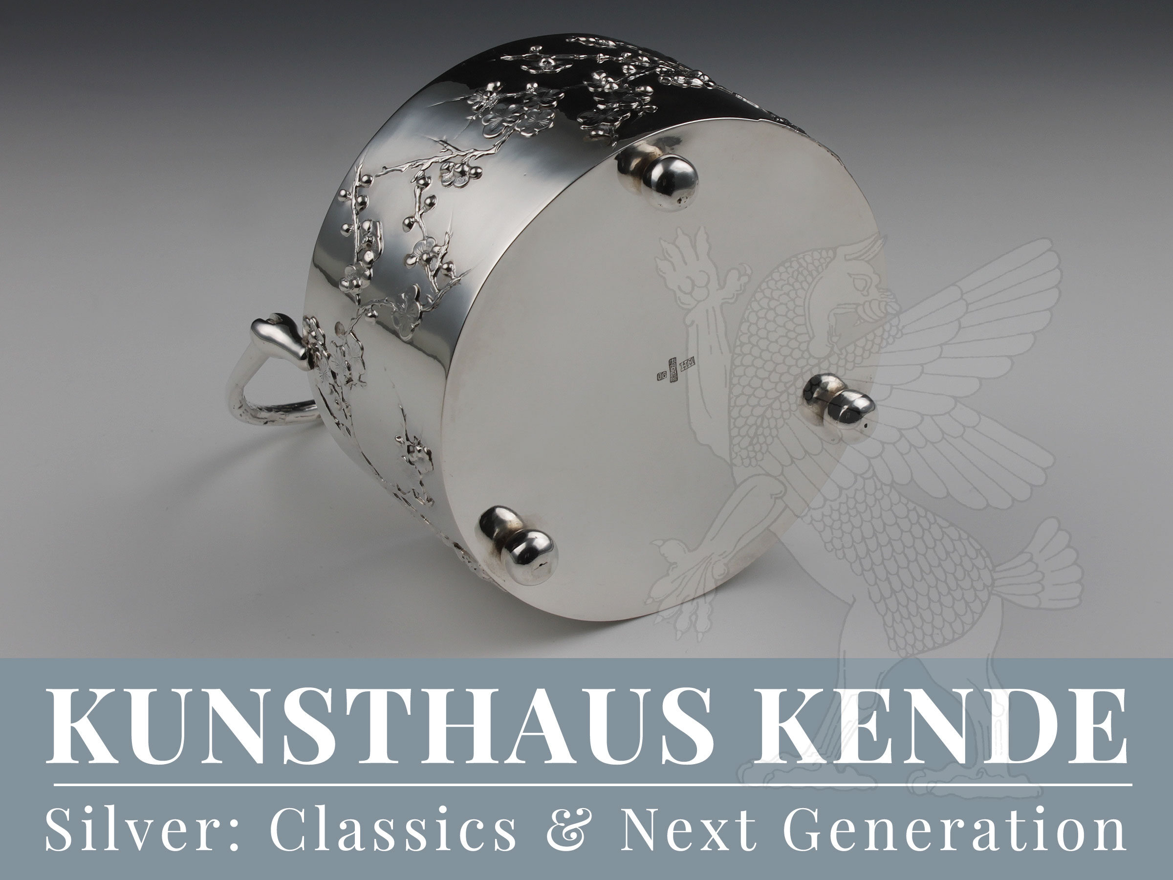 Wang Hing Chinesisches Exportsilber Keksdose Deckeldose antik wang Classics