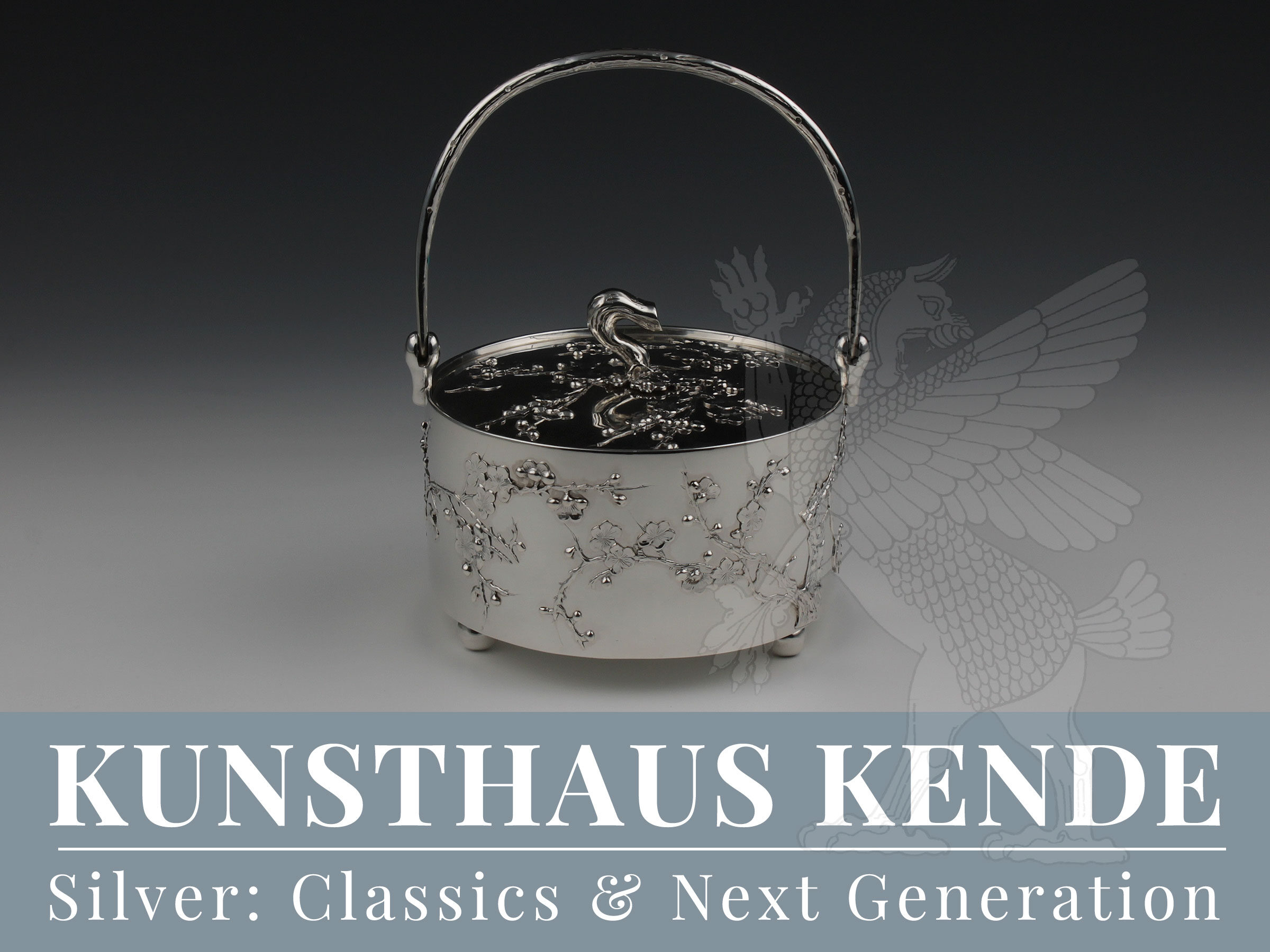 Wang Hing Silver biscuit barrel 19th century box Hong Kong Classics