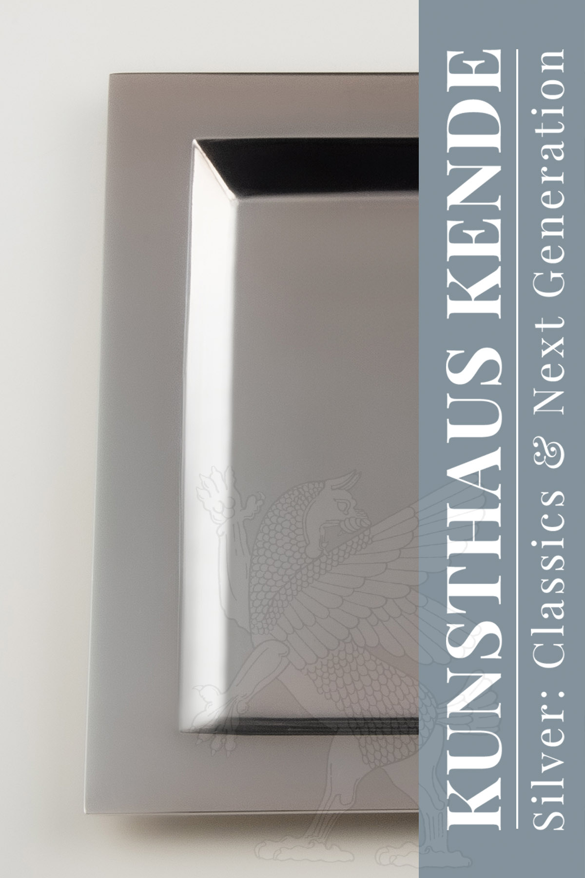 Wilfried Moll Silberschmiede Sterling Silber Tablett