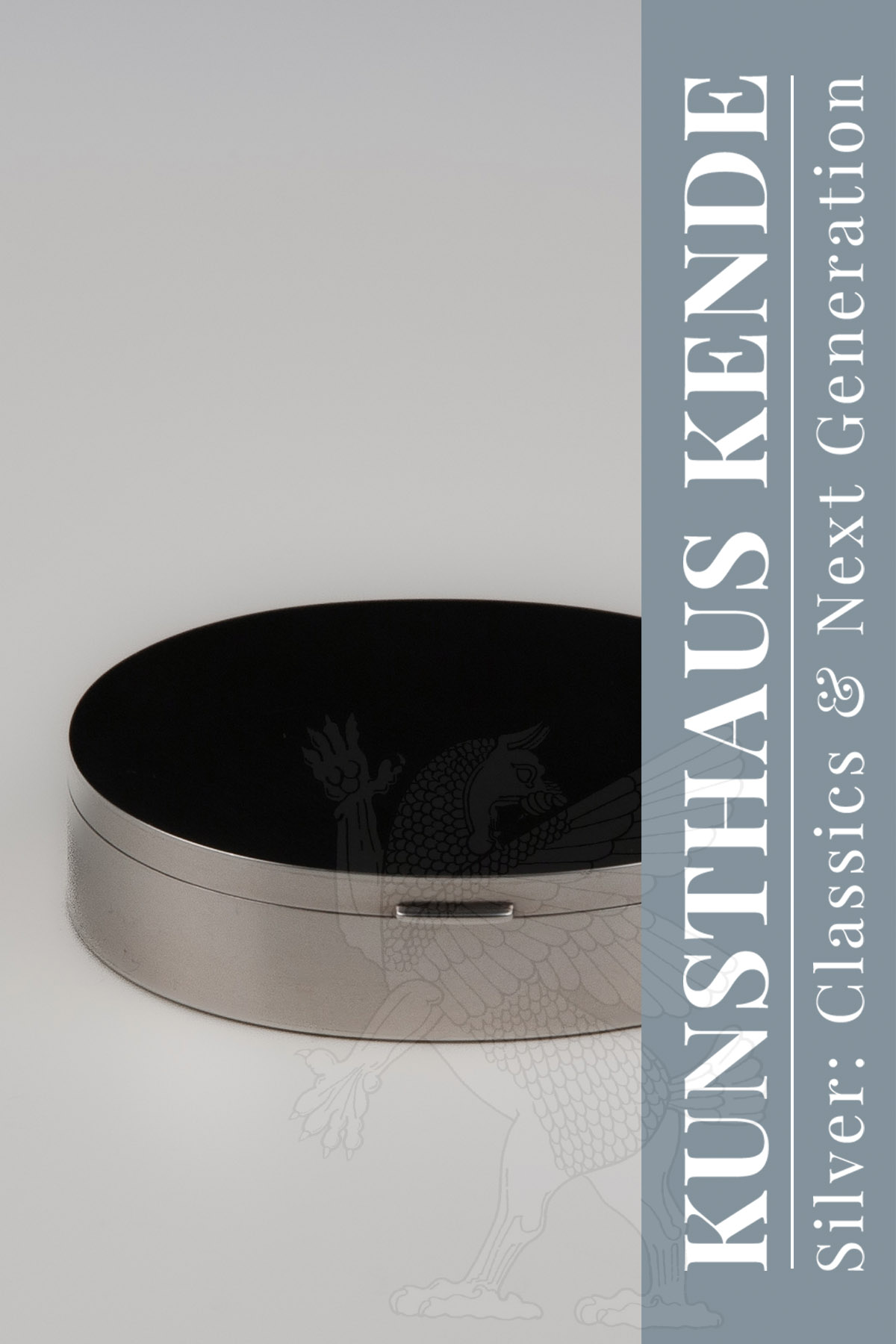 Wilfried Moll Sterling Silber Tabakdose Design